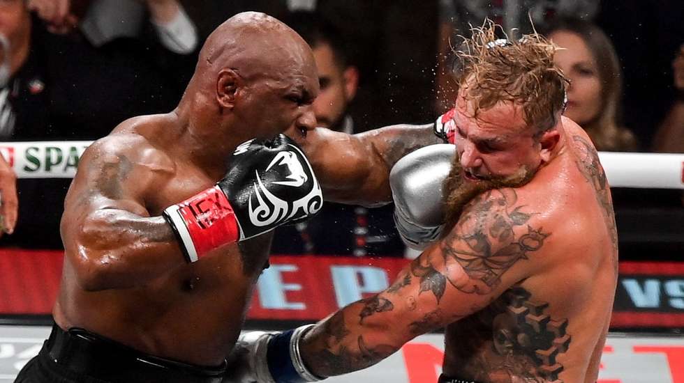 Mike Tyson foi melhor no primeiro combate, deixou a aparente a ideia de que podia resolver tudo em dois minutos mas acabou por perder por unanimidade contra Jake Paul