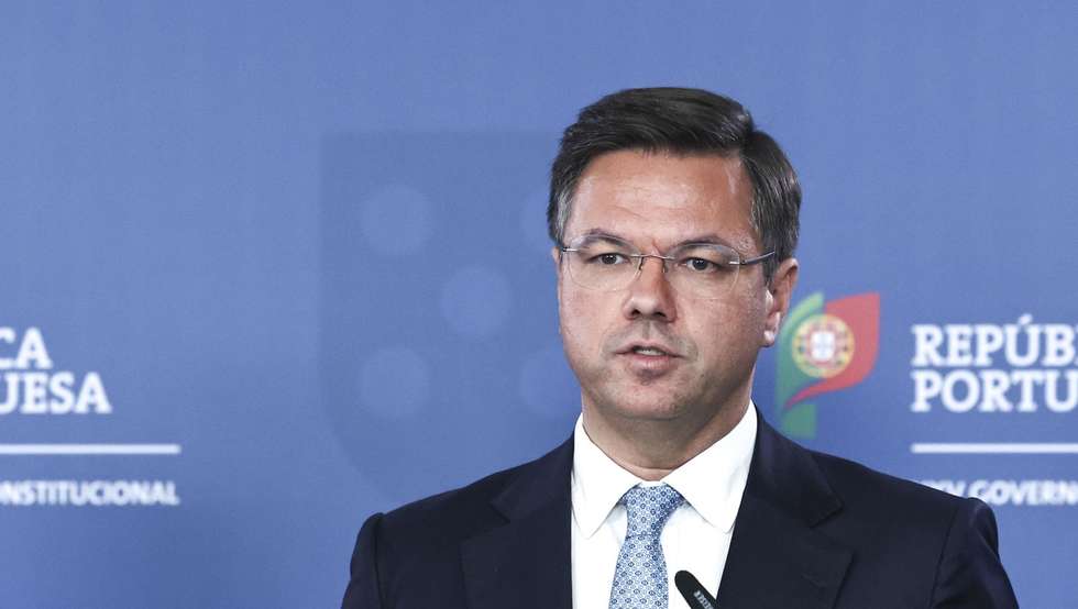 O ministro Adjunto e da Reforma do Estado, Gonçalo Matias, durante o briefing do Conselho de Ministros, que decorreu no Campus XXI, em Lisboa, 16 de outubro de 2025. ANTÓNIO COTRIM/LUSA