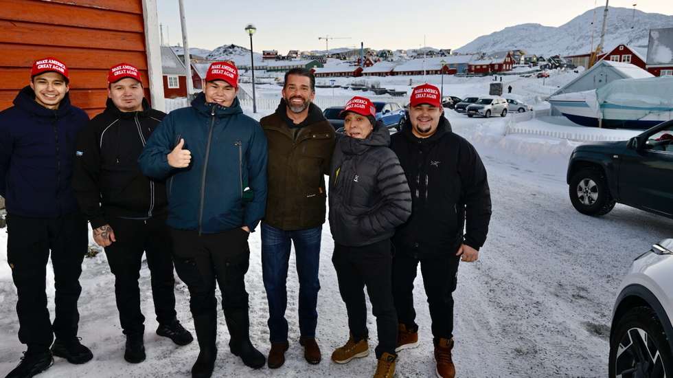 Donald Trump Jr. visita a Gronelândia