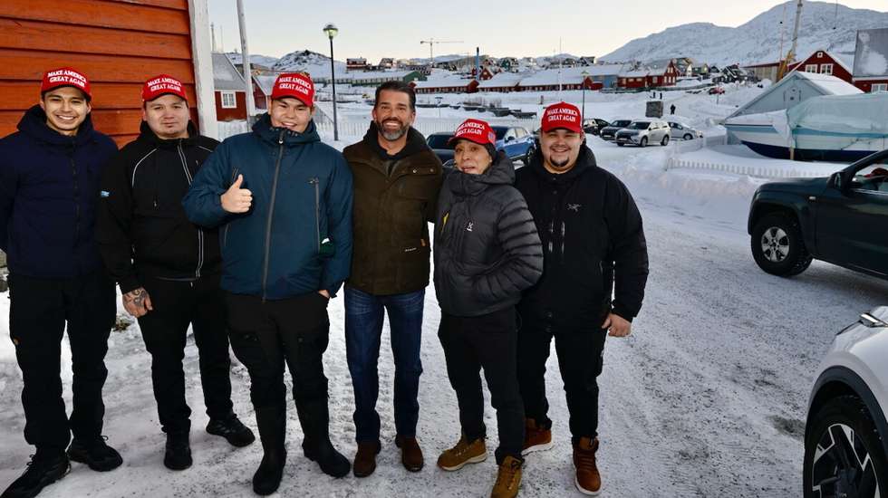 Donald Trump Jr. visita a Gronelândia
