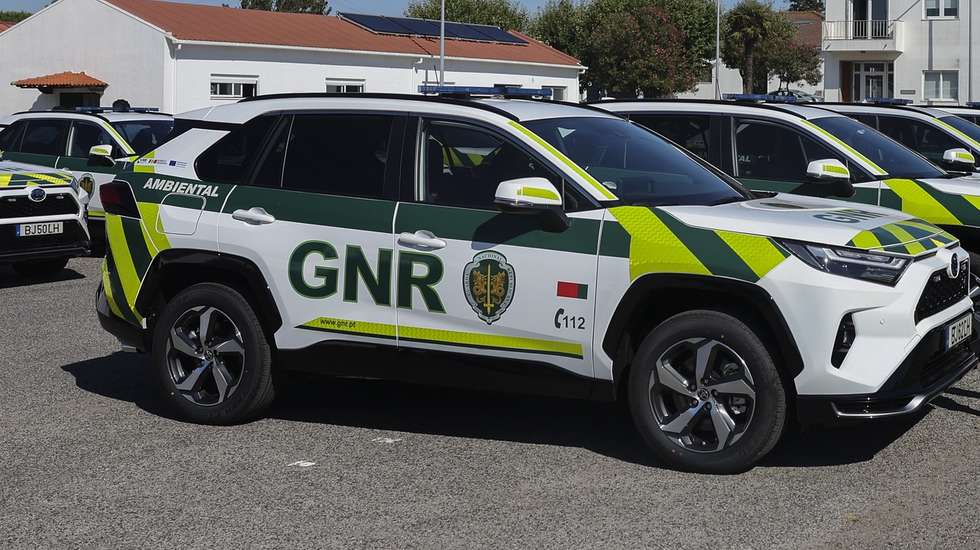 Cerimónia de   entrega de equipamentos e viaturas para a Guarda Nacional Republicana (GNR) que contou com a presença da ministra da Administração Interna, Margarida Blasco (ausente na fotografia),  em Queluz,  23 de julho 2024. ANTÓNIO COTRIM/LUSA