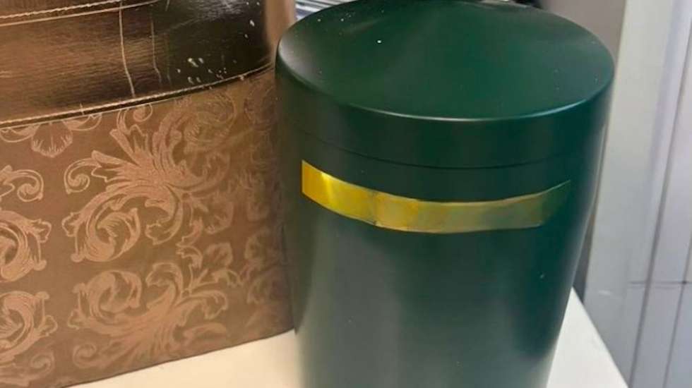 Família só percebeu que a urna tinha sido encontrada quando foi contactada pela polícia