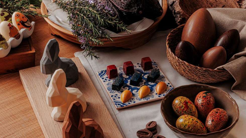 Pensado para os amantes de chocolate, há um workshop dedicado à criação de ovos de Páscoa artesanais no Viceroy at Ombria Algarve