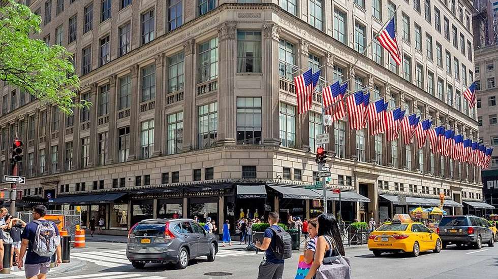 Saks da Fifth Avenue em Manhattan, Nova Iorque (2019)