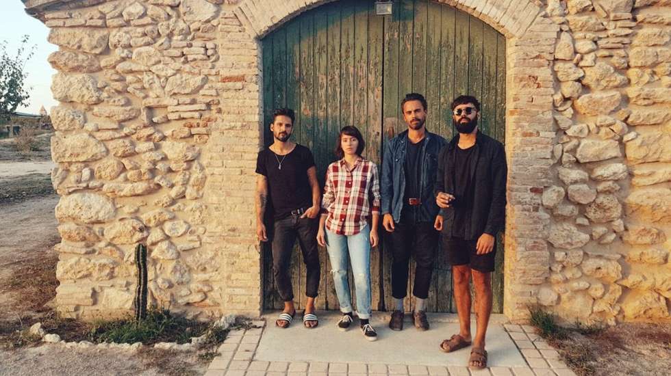 Hélio Morais, Cláudia Guerreiro, André Henriques e Pedro Geraldes: era esta a formação dos Linda Martini até à saída do guitarrista