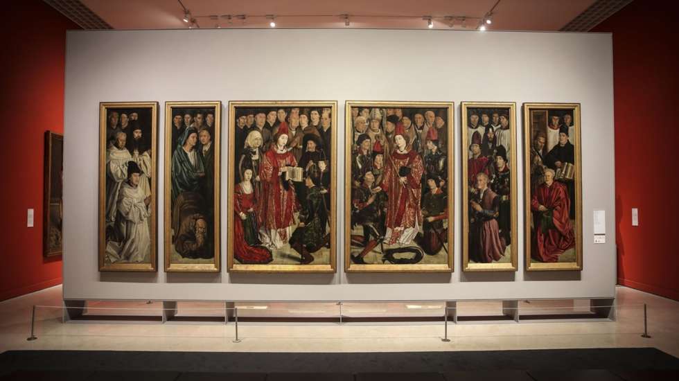 Painéis de São Vicente uma das obras que vão ser restauradas após a cerimónia da assinatura de protocolo com a Fundação Millennium bcp, entre a Direção-Geral do Património Cultural, o Museu Nacional de Arte Antiga (MNAA) e a Fundação Millennium bcp como Mecenas Estratégico do MNAA paa a área do Restauro para o triénio 2020-2022. O protocolo abrange o restauro dos painéis de São Vicente e da coleção Della Robbia, MNAA, 12 novembro 2019. ANDRÉ KOSTERS / LUSA