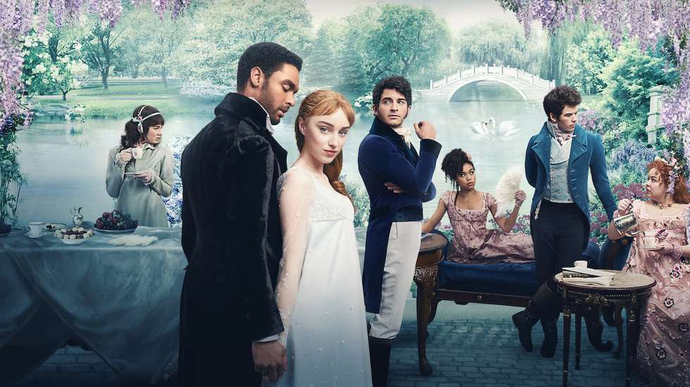 Simon Basset (Regé‑Jean Page) e Daphne (Phoebe Dynevor), as personagens principais de "Bridgerton"