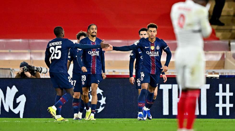 O avançado francês marcou dois dos três golos da equipa de Luis Enrique