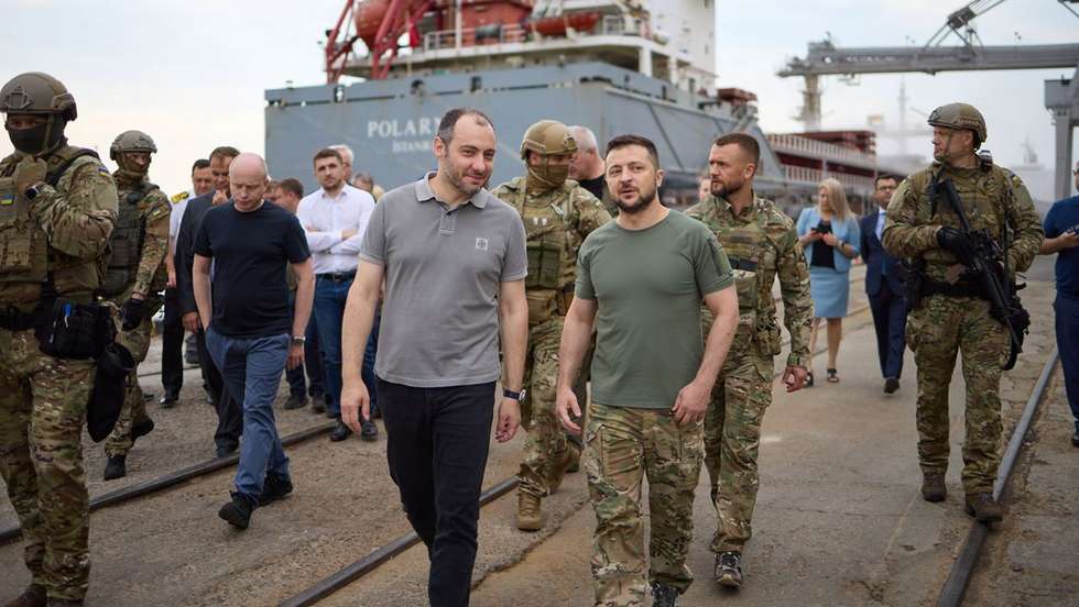 Ukrainian President Volodymyr Zelensky