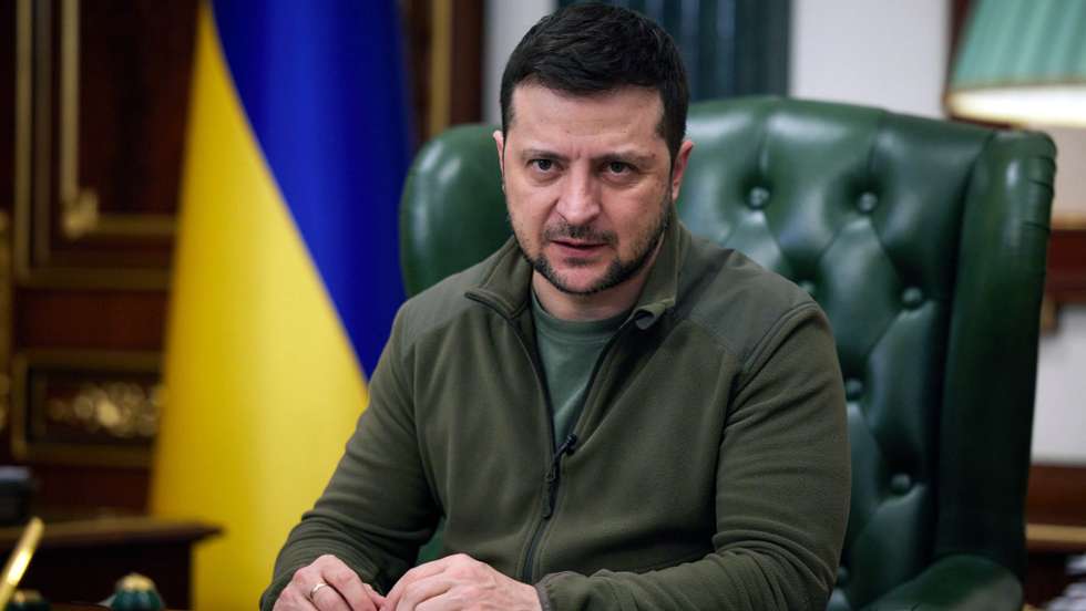 O casaco de Zelensky tinha um preço base de 50 mil libras.