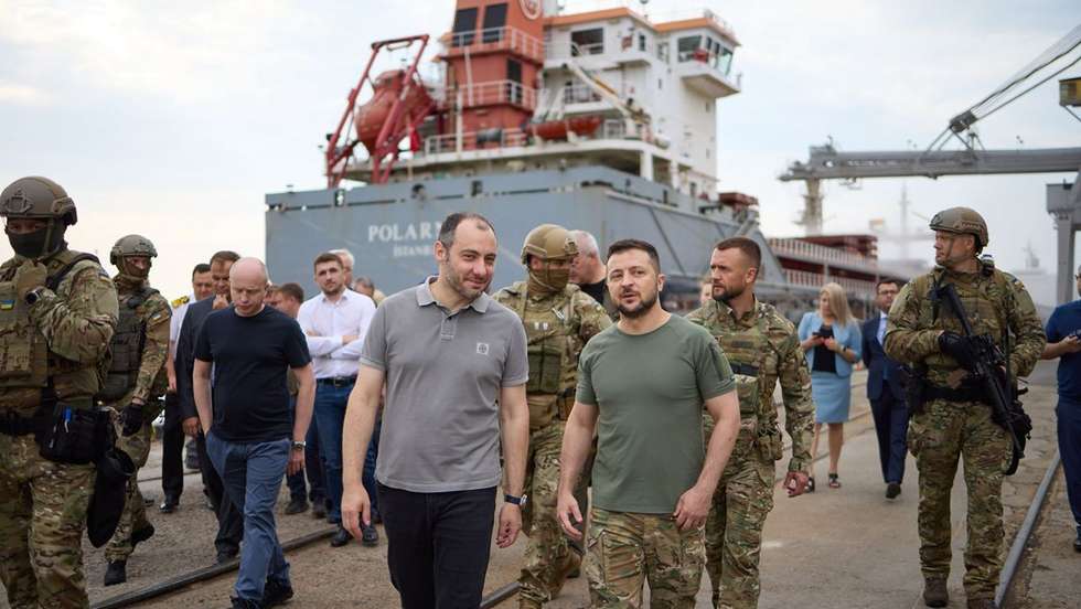 Ukrainian President Volodymyr Zelensky