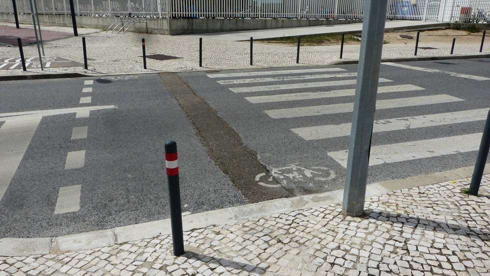 passagem de peões e de velocípedes