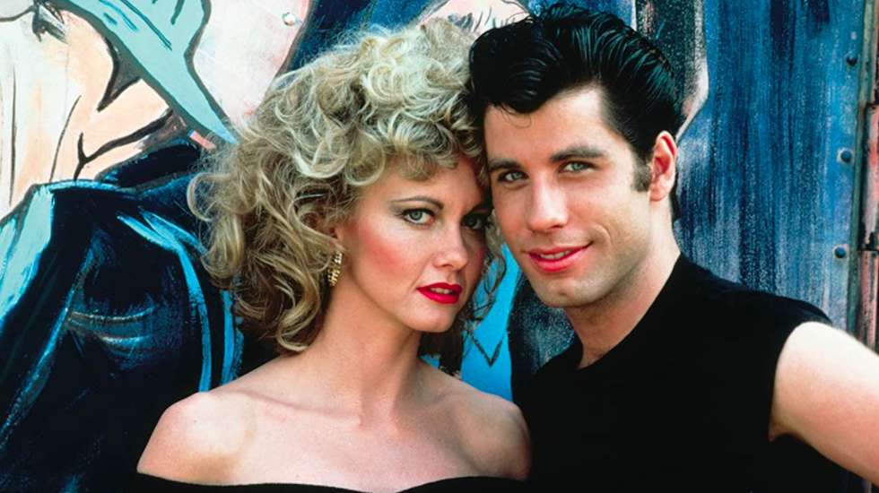 Olivia Newton-John e John Travolta são os protagonistas da adaptação do musical "Grease" ao cinema, que em português ficou com o título "Brilhantina"