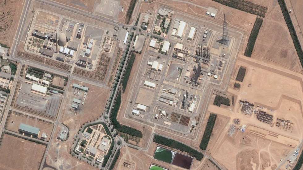 epa12182834 A handout satellite image made available by Maxar Technologies shows the Arak nuclear facility, Iran, 14 June 2025 (issued 18 June 2025). Israel has been conducting strikes across Iran since 13 June, targeting nuclear, military and energy facilities, prompting Iran to launch retaliatory waves of missiles and drones toward Israel.  EPA/MAXAR TECHNOLOGIES HANDOUT -- MANDATORY CREDIT: SATELLITE IMAGE 2025 MAXAR TECHNOLOGIES -- THE WATERMARK MAY NOT BE REMOVED/CROPPED --HANDOUT EDITORIAL USE ONLY/NO SALES