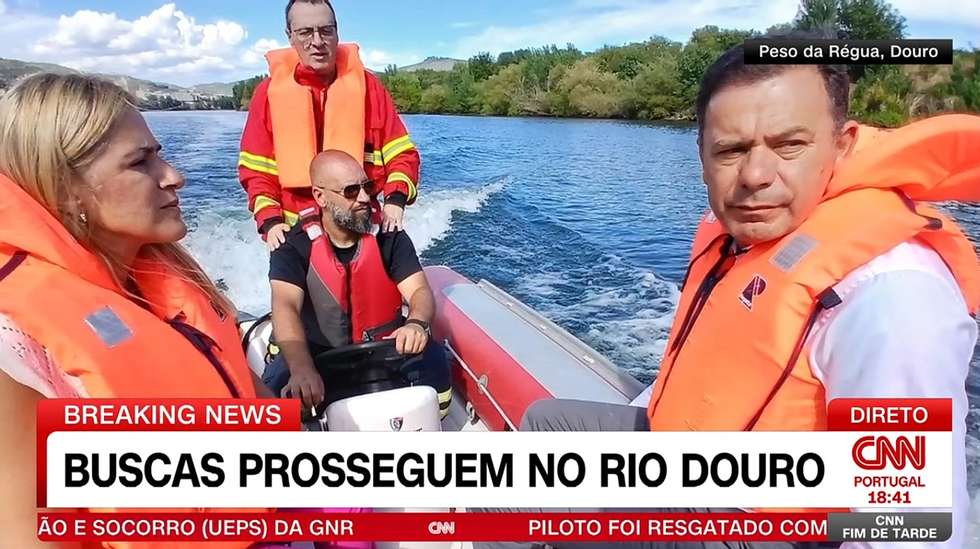 CNN Portugal mostrou as fotos tiradas na embarcação durante a visita de Luís Montenegro