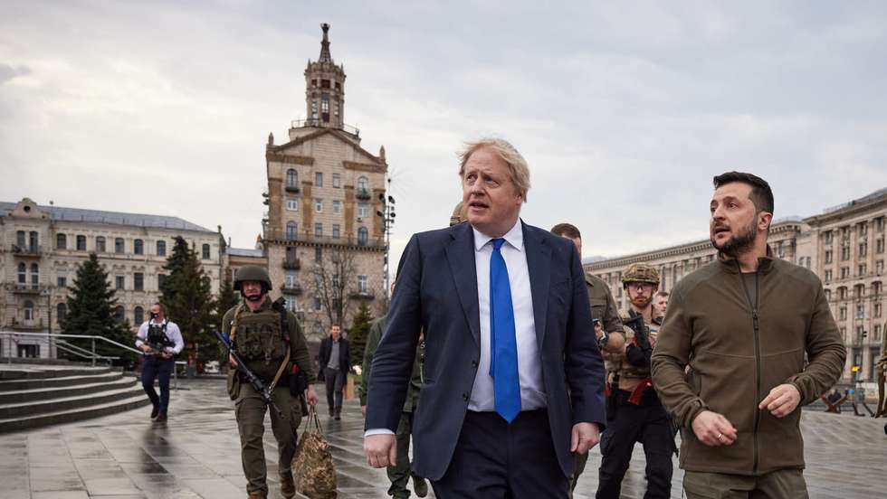 Boris Johnson-Volodymyr Zelenskyy meeting in Kyiv