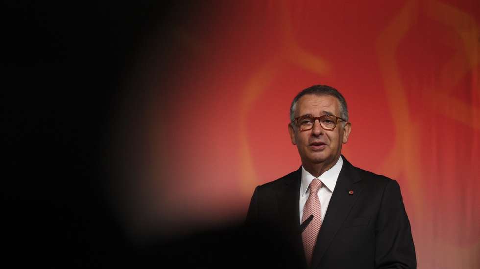 O Presidente da República, António José Seguro discursa durante o encontro com alunos portugueses, no Centro Cultural Artikuss de Sanem, inserido na visita oficial ao Grão-Ducado, Luxemburgo, 7 de junho de 2026. TIAGO PETINGA/LUSA