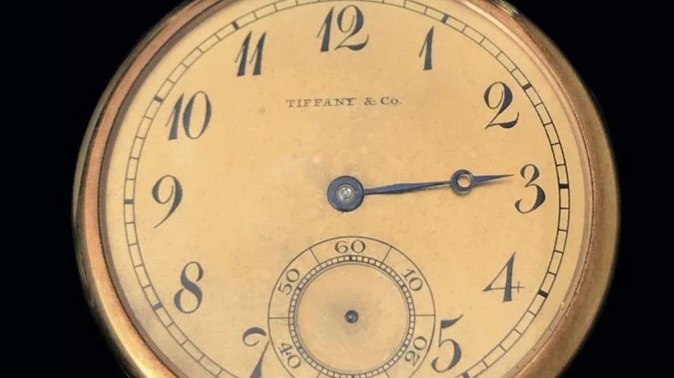 Relógio viúvas Titanic, leiloado a 16 de novembro de 2024