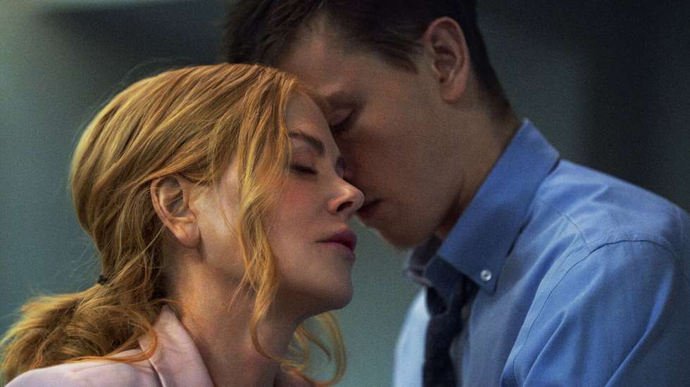 Nicole Kidman e Harris Dickinson em "Babygirl", da holandesa Halina Reijn.