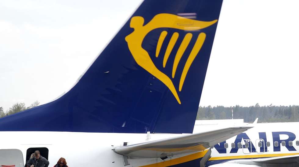 epa11310198 Ryanair low-cost carrier group airplanes at Riga Airport, Latvia, 30 April 2024. Riga Airport is the international airport of Riga, the capital of Latvia, and the largest airport in the Baltic states.  EPA/TOMS KALNINS