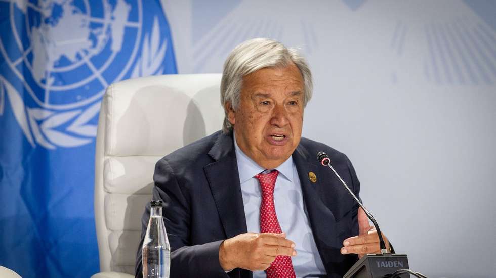 "Não pode continuar assim", disse António Guterres