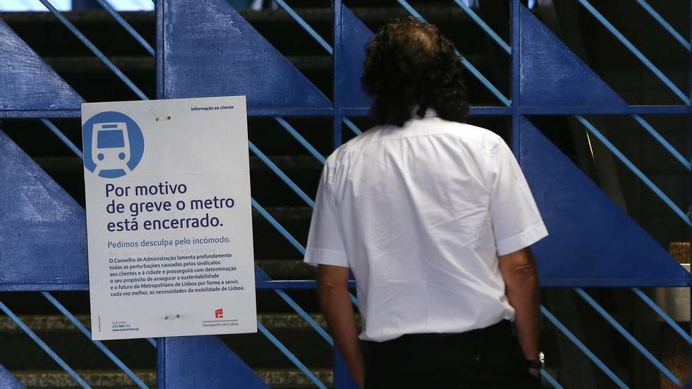greve metro de Lisboa