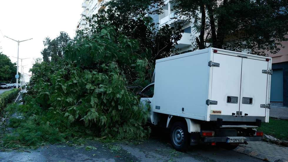 O Algarve esteve sob aviso vermelho este domingo, registando-se pequenas inundações, queda de árvores e de algumas estruturas