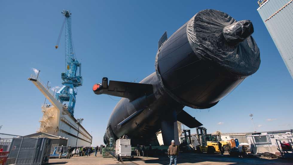 Submarino norte-americano New Jersey da classe Virgínia
