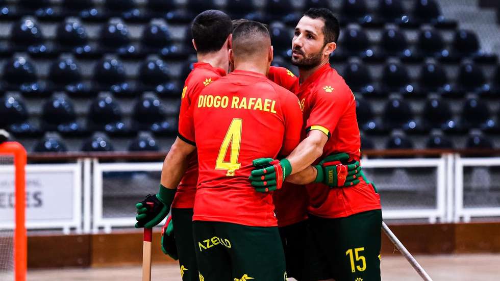 Jorge Silva, Gonçalo Alves e Telmo Pinto bisaram num jogo onde Hélder Nunes foi o único jogador de campo de Portugal sem golos