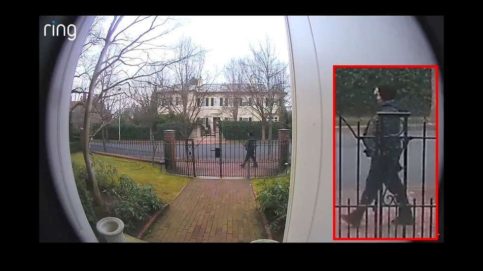 Imagens de videovigilância divulgadas pela políci de Providence