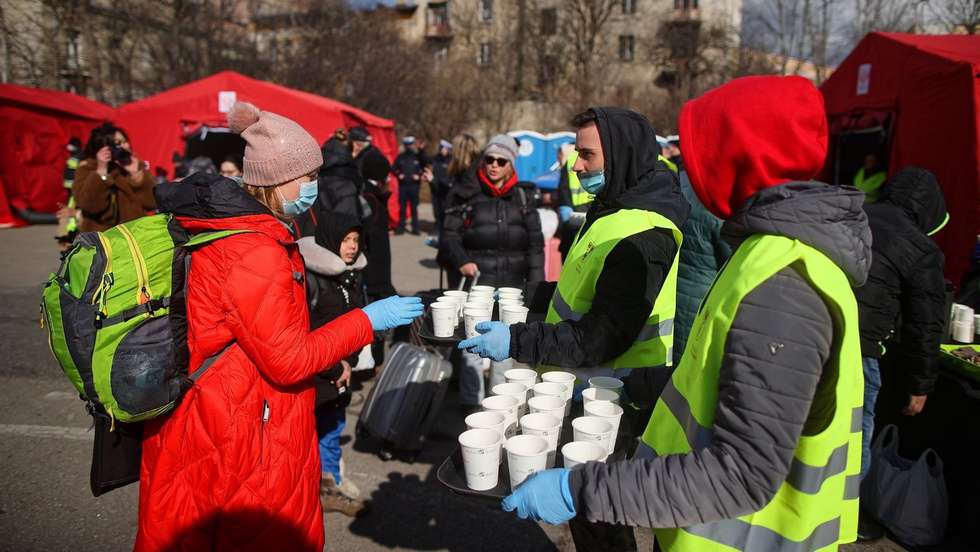 Ajuda humanitária na Polónia