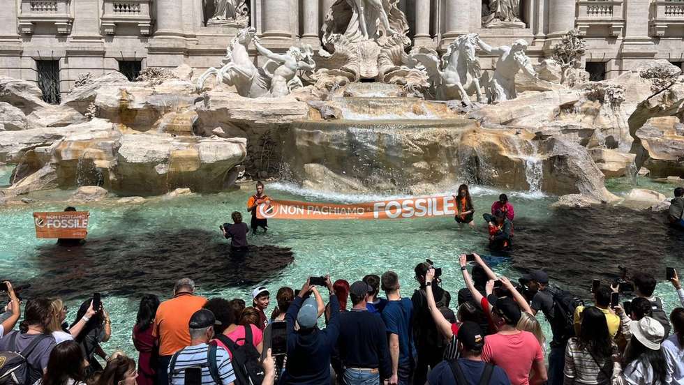 Fontana di Trevi, ambientalistas