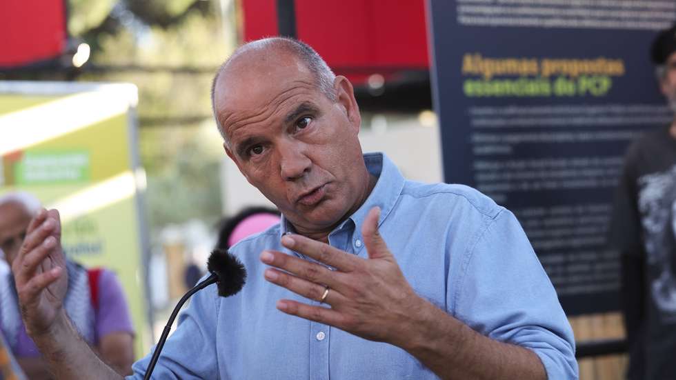 O secretario-geral do Partido Comunista  Português (PCP), Paulo Raimundo, durante a 48ª "Festa do Avante", que decorre na Quinta da Atalaia, no Seixal, 06 de setembro de 2024. ANTÓNIO COTRIM/LUSA