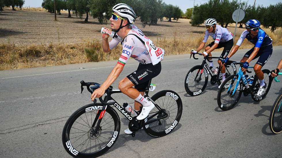 João Almeida ocupava a terceira posição da geral da Vuelta antes da oitava etapa com chegada a Cazorla que fez ruir o sonho de mais um pódio numa grande volta