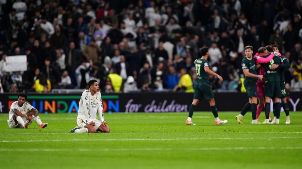 Real Madrid somou a segunda derrota seguida no Santiago Bernabéu em quatro dias depois do tropeção na Liga com o Celta de Vigo
