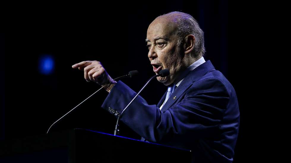 Pinto da Costa esteve esta terça-feira no Auditório da Escola Secundária de Arouca para mais um momento de "Conversas com o presidente"
