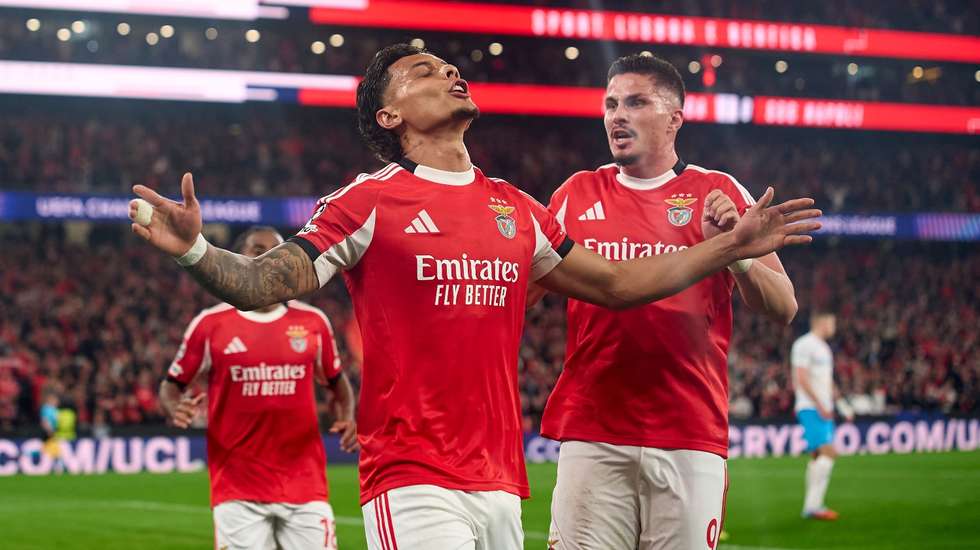 Richard Ríos conseguiu apenas pela segunda vez na carreira marcar e assistir, a primeira desde que chegou ao Benfica