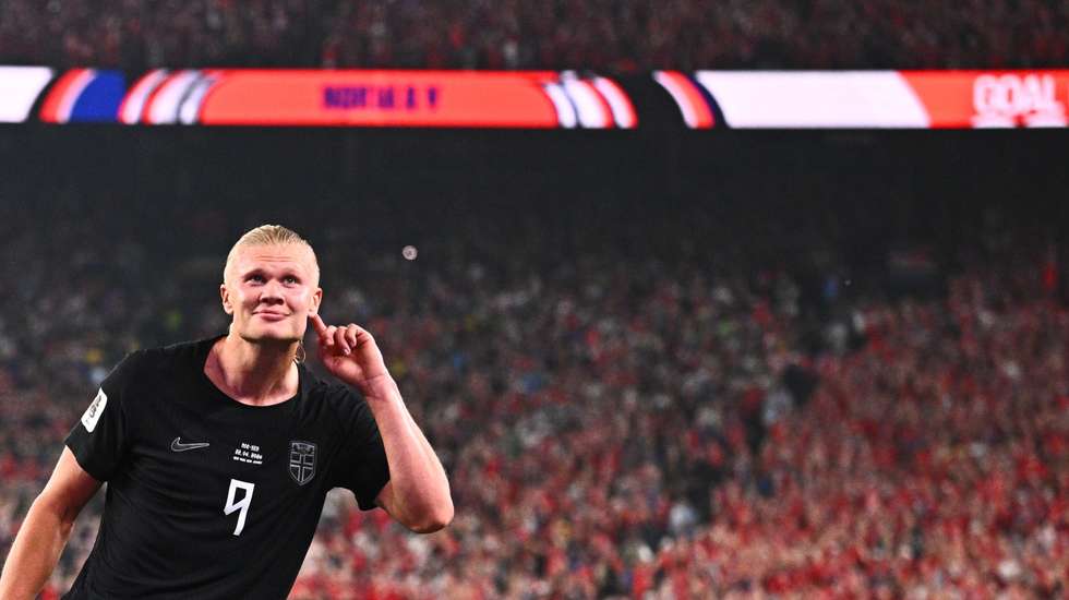 Erling Haaland bisou pela segunda vez e igualou Mbappé no segundo lugar da lista de melhores marcadores, a um golo de Lionel Messi