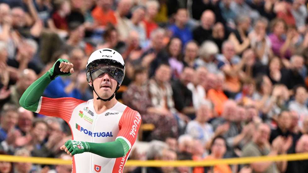 Iúri Leitão conquistou a terceira medalha de Portugal nestes Mundiais, depois dos bronzes de Tata Martins no scratch e de Miguel Salgueiro na corrida por pontos
