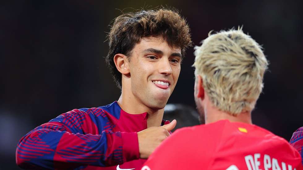 João Félix defrontou pela primeira vez os seus antigos companheiros do Atl. Madrid, clube com o qual tem contrato apesar do empréstimo ao Barcelona