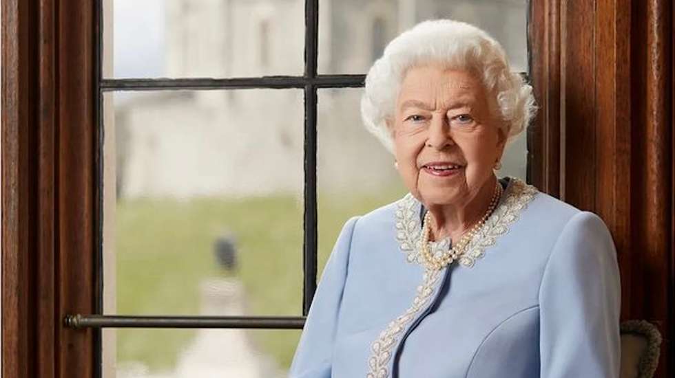 O novo retrato de Isabel II, publicado na conta de Instagram da Casa Real.