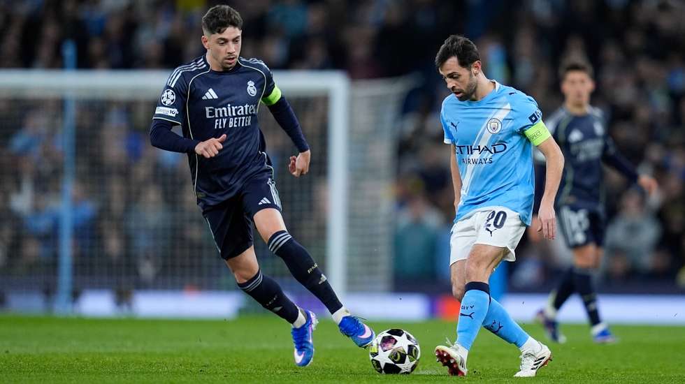 Bernardo Silva defrontou Real Madrid pela última vez em 2025/26, para a Liga dos Campeões, com vitória dos espanhóis (e expulsão do português)