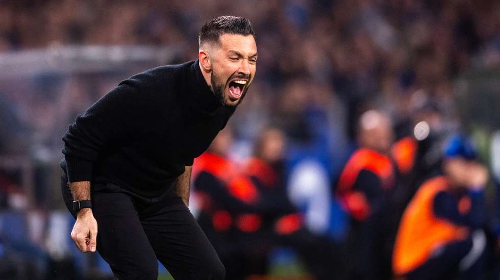 Francesco Farioli somou o segundo empate caseiro em jogos grandes para a Liga depois do nulo frente ao Benfica na primeira volta