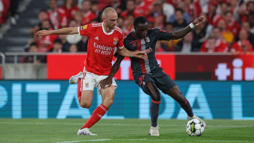 Aursnes e Bruma estiveram no último encontro entre Benfica e Sp. Braga na Luz, que foi determinante para a vitória dos encarnados no Campeonato