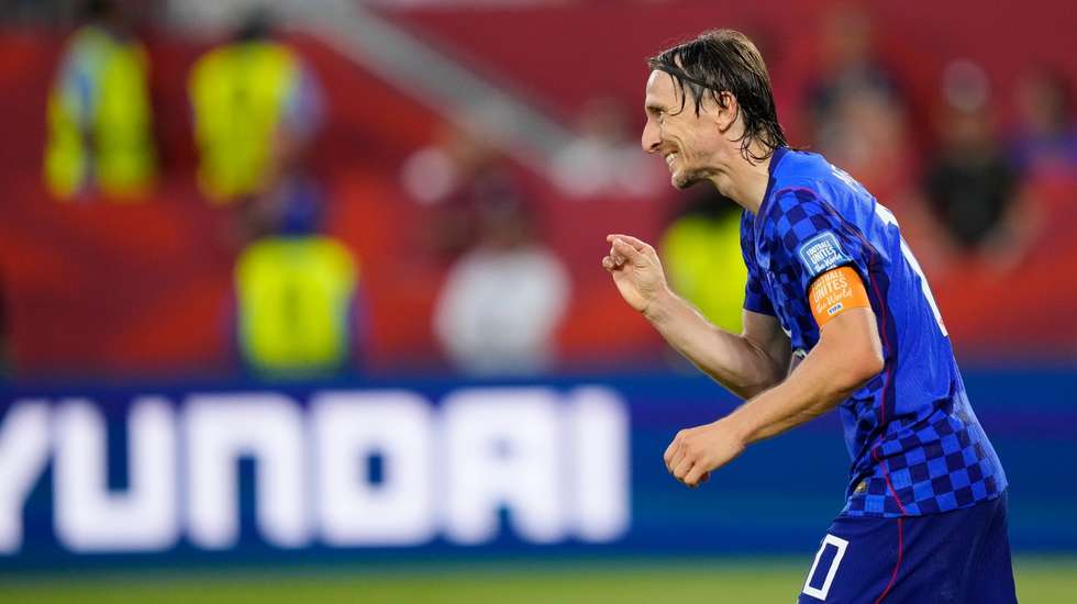 Luka Modric viu cair por terra nos 16 avos de final o sonho de ser campeão mundial, depois da final perdida em 2018 e do terceiro lugar em 2022