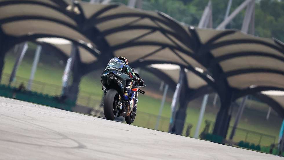 Miguel Oliveira tinha gostado da experiência em Sepang pela RNF Aprilia nos testes de fevereiro mas a realidade do fim de semana de prova foi quase oposta
