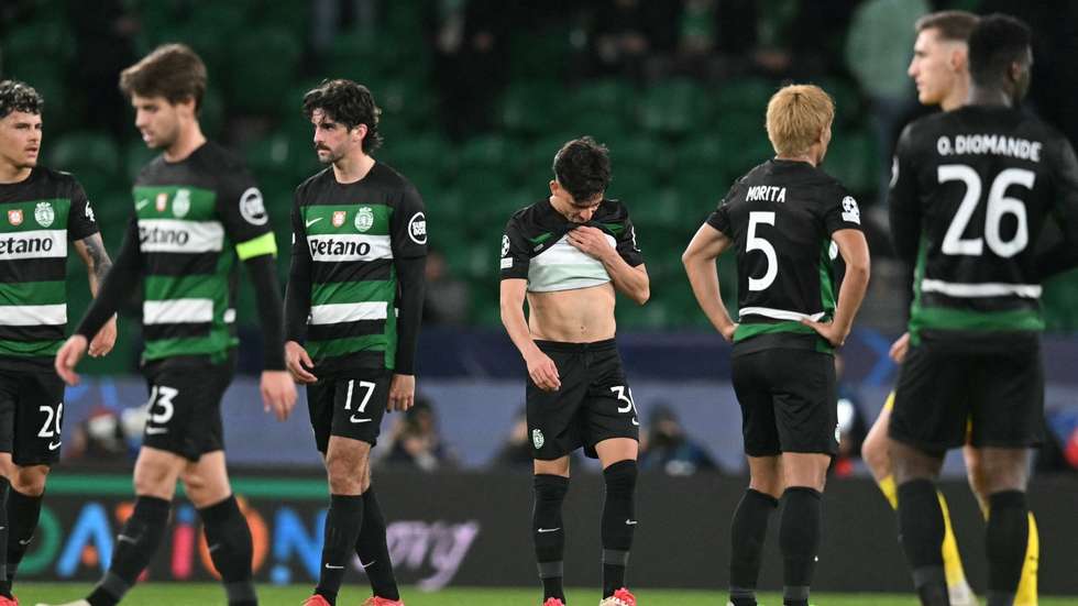 Depois de uma boa primeira parte, Sporting quebrou e acabou "engolido" pelo B. Dortmund na primeira mão do playoff da Champions