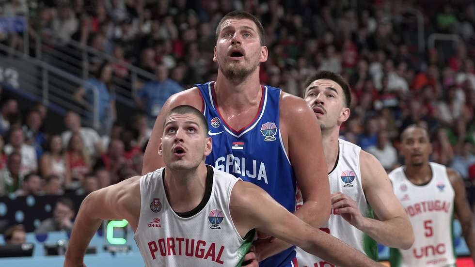 Nikola Jokic foi uma constante dor de cabeça para a defesa portuguesa mas Seleção soube dar luta a uma das melhores seleções do mundo