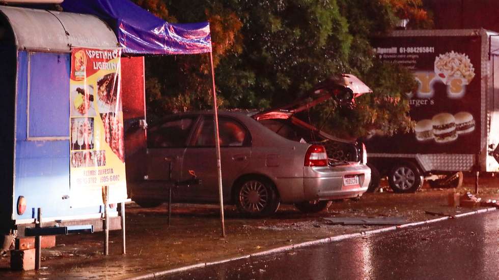 O carro que pertencia a Francisco Wanderley Luiz