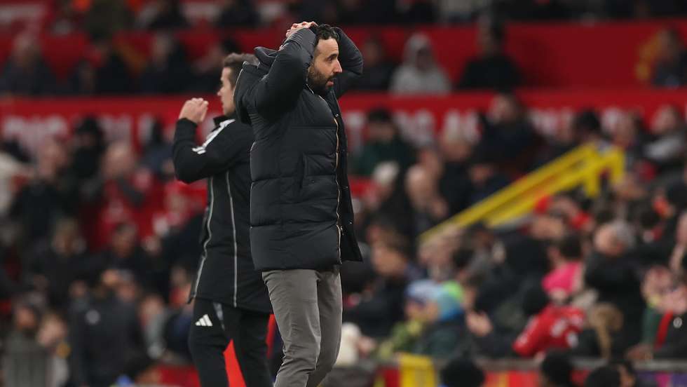 Marco Silva levou a melhor sobre Ruben Amorim em Old Trafford, onde o Manchester United ganhou apenas seis dos 12 jogos com o português